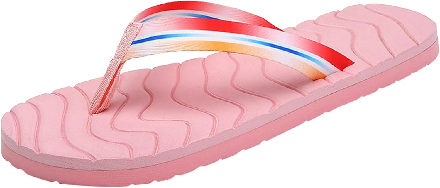Flip Flops Comfortable Summer Beach Thong Sandals Sandals for Woman Comfort Walking Summer Beach Thong Sandals