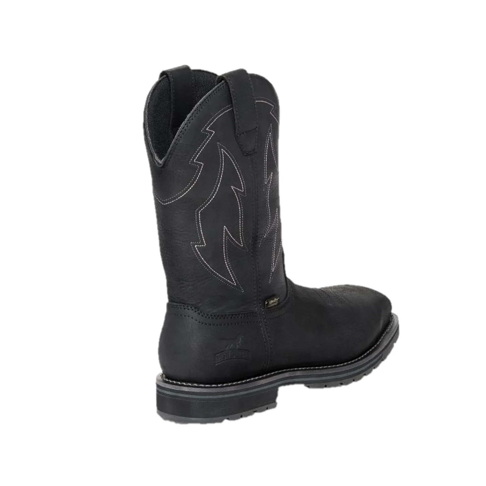Irish Setter by Red Wing Men's 11" Kittson Black Leather Safety Toe Pull On Boots 83978