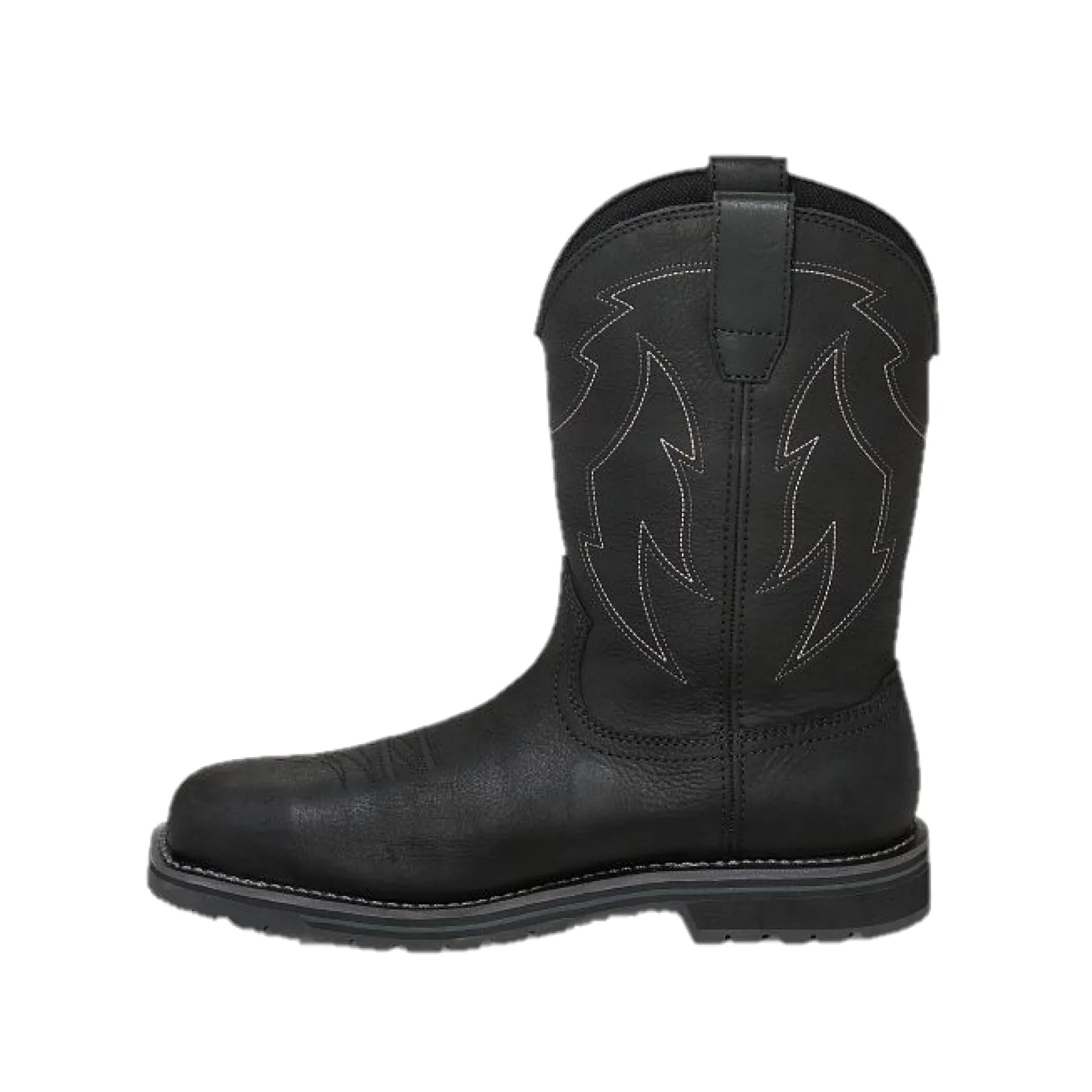 Irish Setter by Red Wing Men's 11" Kittson Black Leather Safety Toe Pull On Boots 83978