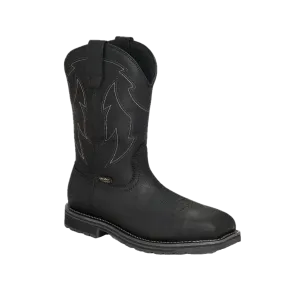 Irish Setter by Red Wing Men's 11" Kittson Black Leather Safety Toe Pull On Boots 83978