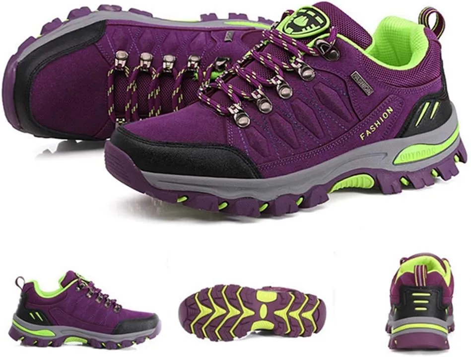 MIOKE Women's Waterproof Hiking Shoes Outdoor Running Trail Hiker Non-Slip Casual Climbing Backpacking Shoe