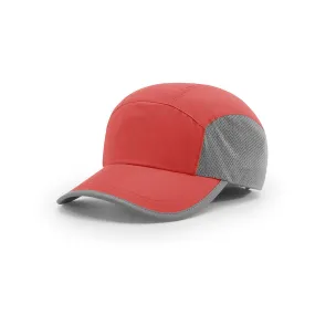Richardson Red/Charcoal Lifestyle Active Mesh Panel Running Cap