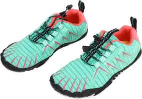 VBESTLIFE Women Climbing Shoes Prevent Slip Breathable Lightweight Lady Water Shoes for Beach Hiking Driving Green