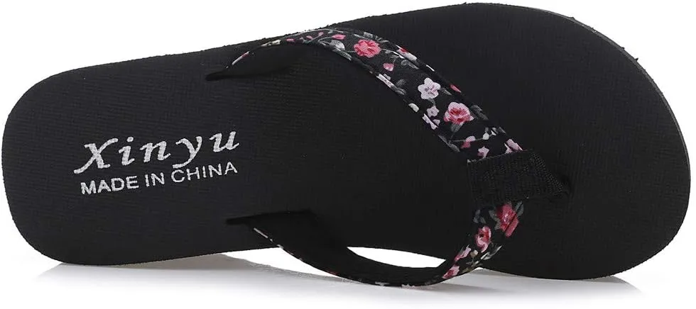 Women's Sandals Flip Flops Slip on Indoor Outdoor for Summer Womens Beach Shoes Womens Arch Support Flip Flops