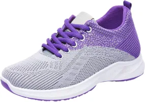 Work Out Shoes Gym for Women Comfortable Lace up Walking Shoes Lightweight Air Cushion Running Sneakers Arch Support Orthopedic Sneakers